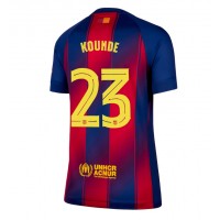 Stroje piłkarskie Barcelona Jules Kounde #23 Koszulka Podstawowej dla damskie 2025-26 Krótki Rękaw